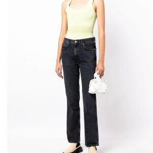 Citizens Of Humanity Dark Gray Straight Jeans Daphne